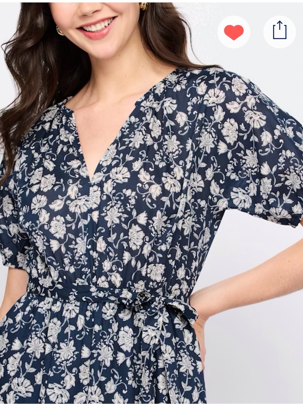 Daniel Rainn Flora Short Sleeve Maxi Dress - Picture 3 of 5
